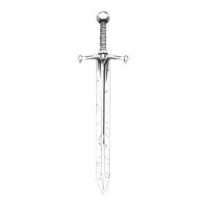 Medieval Sword Icon V3 Vinyl Car Decal Sticker – Waterproof & UV-Resistant 8" Medieval Sword Icon V3 Vinyl Car Decal Sticker – Waterproof & UV-Resistant 8"