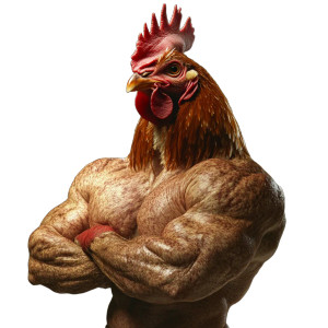 Buff Chicken Vinyl Car Decal Sticker – Waterproof & UV-Resistant 8" Buff Chicken Vinyl Car Decal Sticker – Waterproof & UV-Resistant 8"