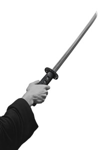 Hand Holding Katana V2 Vinyl Car Decal Sticker – Waterproof & UV-Resistant 8" Hand Holding Katana V2 Vinyl Car Decal Sticker – Waterproof & UV-Resistant 8"