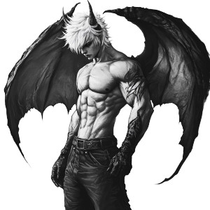 Hot Devilman Vinyl Car Decal Sticker – Waterproof & UV-Resistant 8"