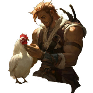 Chicken Straps Vinyl Car Decal Sticker – Waterproof & UV-Resistant 8"