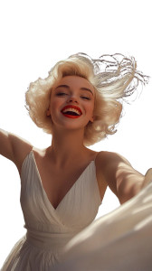 Marilyn Monroe Selfie V5 Vinyl Car Decal Sticker – Waterproof & UV-Resistant 8" Marilyn Monroe Selfie V5 Vinyl Car Decal Sticker – Waterproof & UV-Resistant 8"