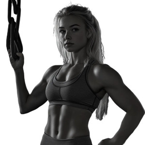 Determined Gym Training Vinyl Car Decal Sticker – Waterproof & UV-Resistant 8"