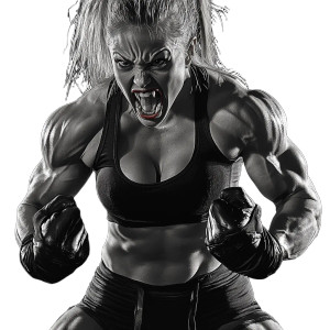 Vampire Bodybuilder Vinyl Car Decal Sticker – Waterproof & UV-Resistant 8"