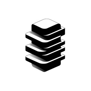 Liquid Stacking Logo Vinyl Car Decal Sticker – Waterproof & UV-Resistant 8"