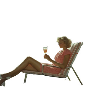 Relaxing At Club Vinyl Car Decal Sticker – Waterproof & UV-Resistant 8" Relaxing At Club Vinyl Car Decal Sticker – Waterproof & UV-Resistant 8"