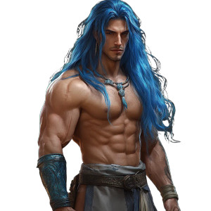 Blue-Haired Warrior Vinyl Car Decal Sticker – Waterproof & UV-Resistant 8" Blue-Haired Warrior Vinyl Car Decal Sticker – Waterproof & UV-Resistant 8"