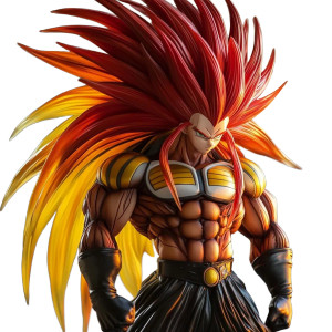 Anime Saiyan Vinyl Car Decal Sticker – Waterproof & UV-Resistant 8"