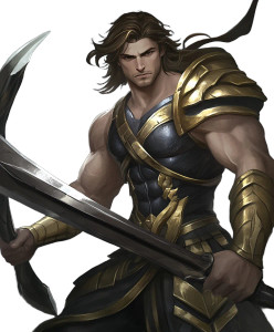 Perseus Portrait Vinyl Car Decal Sticker – Waterproof & UV-Resistant 8"