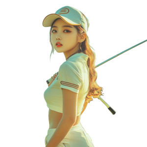 Korean Golf Idol Vinyl Car Decal Sticker – Waterproof & UV-Resistant 8" Korean Golf Idol Vinyl Car Decal Sticker – Waterproof & UV-Resistant 8"