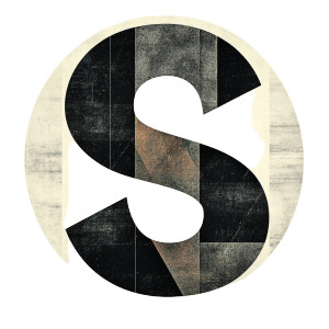 Faded Letter S Vinyl Car Decal Sticker – Waterproof & UV-Resistant 8"