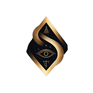 Mystical S Logo Vinyl Car Decal Sticker – Waterproof & UV-Resistant 8"