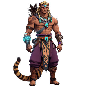 Tribal Warrior Design Vinyl Car Decal Sticker – Waterproof & UV-Resistant 8"