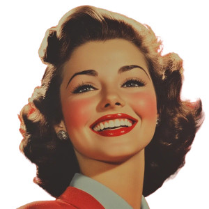 Vintage 1950S Woman V4 Vinyl Car Decal Sticker – Waterproof & UV-Resistant 8" Vintage 1950S Woman V4 Vinyl Car Decal Sticker – Waterproof & UV-Resistant 8"