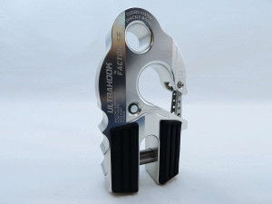 Factor 55 Winch Clevis Hook | Ultra Hook with Integrated Shackle Pin | 16000 lbs Capacity | Aluminum Construction Factor 55 Winch Clevis Hook | Ultra Hook with Integrated Shackle Pin | 16000 lbs Capacity | Aluminum Construction