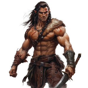 Wood Elf Barbarian Vinyl Car Decal Sticker – Waterproof & UV-Resistant 8" Wood Elf Barbarian Vinyl Car Decal Sticker – Waterproof & UV-Resistant 8"