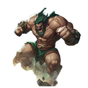 Barbarian Stomp Icon Vinyl Car Decal Sticker – Waterproof & UV-Resistant 8"