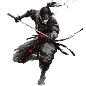 Comic Ninja V3 Vinyl Car Decal Sticker – Waterproof & UV-Resistant 8" Comic Ninja V3 Vinyl Car Decal Sticker – Waterproof & UV-Resistant 8"