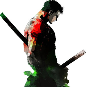 Zoro Trash Polka Vinyl Car Decal Sticker – Waterproof & UV-Resistant 8" Zoro Trash Polka Vinyl Car Decal Sticker – Waterproof & UV-Resistant 8"