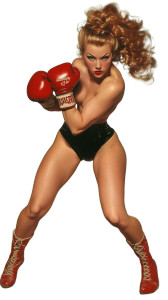 Vintage Female Boxer Vinyl Car Decal Sticker – Waterproof & UV-Resistant 8" Vintage Female Boxer Vinyl Car Decal Sticker – Waterproof & UV-Resistant 8"