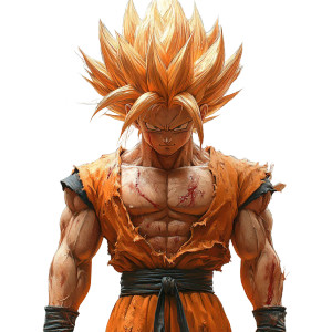 Realistic Dragonball Z Vinyl Car Decal Sticker – Waterproof & UV-Resistant 8"
