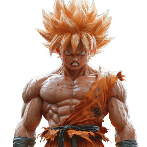 Angry Goku Vinyl Car Decal Sticker – Waterproof & UV-Resistant 8" Angry Goku Vinyl Car Decal Sticker – Waterproof & UV-Resistant 8"