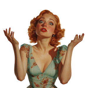 Guilty Model Shrug Vinyl Car Decal Sticker – Waterproof & UV-Resistant 8"