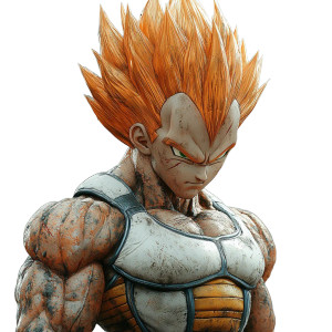 Real-Life Vegeta Vinyl Car Decal Sticker – Waterproof & UV-Resistant 8" Real-Life Vegeta Vinyl Car Decal Sticker – Waterproof & UV-Resistant 8"