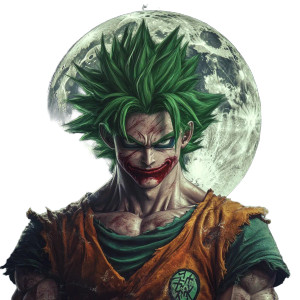 Joker Goku Vinyl Car Decal Sticker – Waterproof & UV-Resistant 8" Joker Goku Vinyl Car Decal Sticker – Waterproof & UV-Resistant 8"