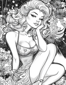 1950'S Pin-Up Girl Vinyl Car Decal Sticker – Waterproof & UV-Resistant 8"