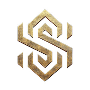 Geometric Ss Logo Vinyl Car Decal Sticker – Waterproof & UV-Resistant 8"
