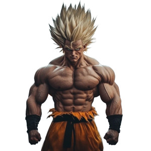 Super Saiyan V8 Vinyl Car Decal Sticker – Waterproof & UV-Resistant 8"