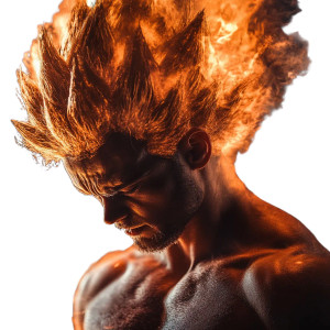 Super Saiyan Transformation V5 Vinyl Car Decal Sticker – Waterproof & UV-Resistant 8"