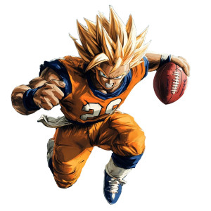 Dragonball Z Football Vinyl Car Decal Sticker – Waterproof & UV-Resistant 8"
