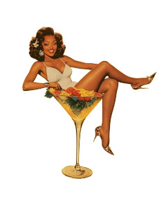 Nubian Pin Up Vinyl Car Decal Sticker – Waterproof & UV-Resistant 8"