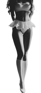 Vintage Legs Photo V2 Vinyl Car Decal Sticker – Waterproof & UV-Resistant 8"