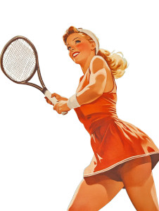 Retro Soviet Tennis Vinyl Car Decal Sticker – Waterproof & UV-Resistant 8"