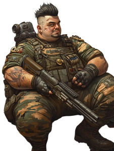 Retrofuturistic Wasteland Survivor Vinyl Car Decal Sticker – Waterproof & UV-Resistant 8"