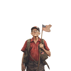 American Working Class Hero Vinyl Car Decal Sticker – Waterproof & UV-Resistant 8"