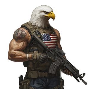 Eagle-Headed Warrior V3 Vinyl Car Decal Sticker – Waterproof & UV-Resistant 8" Eagle-Headed Warrior V3 Vinyl Car Decal Sticker – Waterproof & UV-Resistant 8"