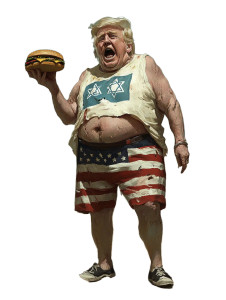 Donald In Desert Vinyl Car Decal Sticker – Waterproof & UV-Resistant 8"