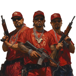 Cholos Pandilleros Armados Vinyl Car Decal Sticker – Waterproof & UV-Resistant 8"