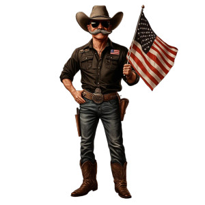Cowboy Car Salesman Vinyl Car Decal Sticker – Waterproof & UV-Resistant 8" Cowboy Car Salesman Vinyl Car Decal Sticker – Waterproof & UV-Resistant 8"