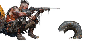 Punk Rebel Warrior Vinyl Car Decal Sticker – Waterproof & UV-Resistant 8"