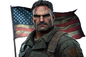 Patriotic Soldier V2 Vinyl Car Decal Sticker – Waterproof & UV-Resistant 8" Patriotic Soldier V2 Vinyl Car Decal Sticker – Waterproof & UV-Resistant 8"