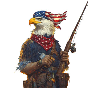 Patriotic Eagle V3 Vinyl Car Decal Sticker – Waterproof & UV-Resistant 8" Patriotic Eagle V3 Vinyl Car Decal Sticker – Waterproof & UV-Resistant 8"