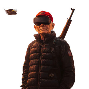 Bald Japanese Man Vr Vinyl Car Decal Sticker – Waterproof & UV-Resistant 8"