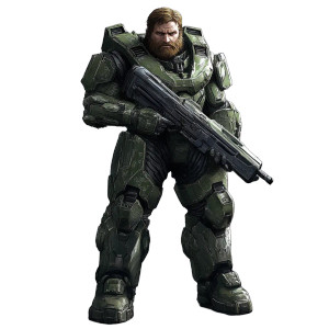 Jerome From Halo Vinyl Car Decal Sticker – Waterproof & UV-Resistant 8"