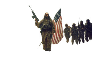 Patriot Jesus Leads Vinyl Car Decal Sticker – Waterproof & UV-Resistant 8"
