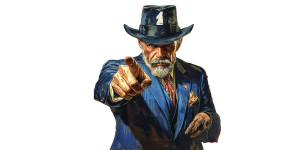 Vintage Flag Exclamation Vinyl Car Decal Sticker – Waterproof & UV-Resistant 8"